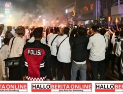 Polres Purwakarta Kawal Pelaksanaan Pawai Obor Menyambut Tahun Baru Islam 1 Muharam 1447 H