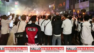 Polres Purwakarta Kawal Pelaksanaan Pawai Obor Menyambut Tahun Baru Islam 1 Muharam 1447 H