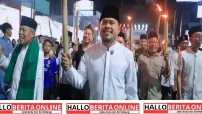 Nyala Semangat Nasionalisme Dalam Pawai Obor 1 Muharram 1447 H di Purwakarta