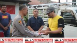 Polsek Campaka Polres Purwakarta Kembalikan Mobil Curiaan Kepada Pemiliknya