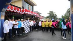 Meriah! HUT Bhayangkara Ke-79, Polres Tasik Kota Gelar Olahraga Bersama Lintas Sektor
