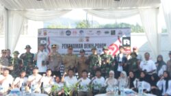 HUT Bhayangkara Ke-79, Katar Mekar Mulya Desa Jatimulya Berkolaborasi Bersama Polres Sumedang Tanam Bibit Pohon