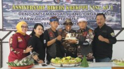 Ditandai Dengan Potong Tumpeng, Bikers FKPPI Subang Rayakan HUT Ke-1