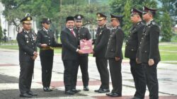 Pimpin Upacara Hari Bhayangkara Ke-79, Bupati Dony Bacakan Amanat Kapolri Jenderal Polisi Listyo Sigit Prabowo