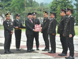 Pimpin Upacara Hari Bhayangkara Ke-79, Bupati Dony Bacakan Amanat Kapolri Jenderal Polisi Listyo Sigit Prabowo