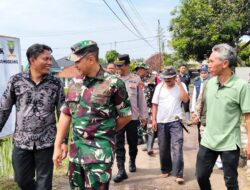 Dandim 0610/Sumedang Tinjau Program Starbak dan Pembangunan Pemilah Sampah di Conggeang