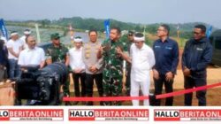 Polres Purwakarta Lakukan Pengamanan Kunjungan Kasad Jendral TNI Maruli Simanjuntak, M,SC di Kecamatan Darangdan