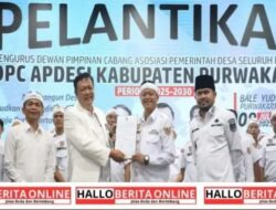Lantik Apdesi Purwakarta, Bupati Om Zein: Tekankan Peran Kepala Desa dalam Wujudkan Purwakarta Istimewa