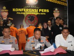 Polres Tasikmalaya Kota Berhasil Bongkar Sindikat Curanmor 38 TKP, Amankan 4 Pelaku dan 13 Motor Curian