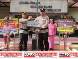 Suasana Haru Warnai Pisah Sambut Kapolres Purwakarta