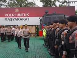 Kapolres Tasik Kota Pimpin Apel Gelar Pasukan Operasi Patuh Lodaya 2025, Tingkatkan Disiplin Berlalu Lintas