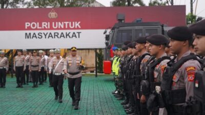 Kapolres Tasik Kota Pimpin Apel Gelar Pasukan Operasi Patuh Lodaya 2025, Tingkatkan Disiplin Berlalu Lintas