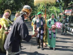 Kodim 0610/Sumedang Gelar Lepas Sambut Komandan Letkol Kav Christian Gordon Rambu Serahkan Tongkat Komando Kepada Letkol Arh Kusuma Ardianto