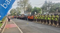 Polres Purwakarta Lakukan Pengamanan Pertunjukan Air Mancur Sri Baduga
