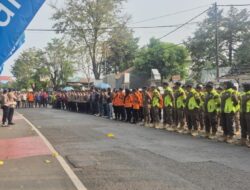 Polres Purwakarta Lakukan Pengamanan Pertunjukan Air Mancur Sri Baduga