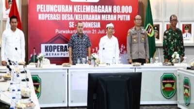 Presiden Prabowo Subianto Resmikan  80.000 KDMP Nasional, Bupati Purwakarta Ikuti Peluncuran Secara Vicon