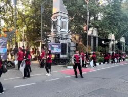 Beri Rasa Aman, Polres Purwakarta Lakukan Pengamanan Ngosrek Bareng