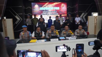 Polres Subang Gelar Press Release Ungkap Kasus Tindak Pidana Penipuan dan Penggelapan