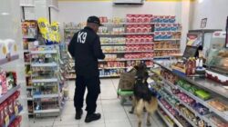 Terjunkan Anjing Pelacak, Polres Purwakarta Lakukan Olah TKP, Ungkap Pelaku Pencurian di Indomaret