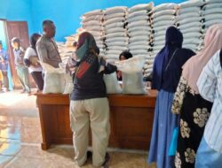 Polsek Plered Polres Purwakarta Lakukan Monitoring Penyaluran Beras dari Bulog