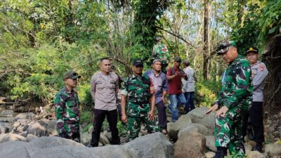 Dukung Ketahanan Pangan, Dandim 0610/Sumedang Tinjau Program Pipanisasi di Desa Wanajaya Surian