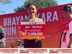 Polwan Polres Purwakarta Raih Juara Dalam Lodaya Bhayangkara Run 2025