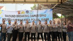Polres Purwakarta Ikuti Ground Breaking dan Launching SPPG Yang Dilakukan Serentak 