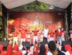 Ribuan Emak-emak Ramaikan Senam Bersama Bupati Aing
