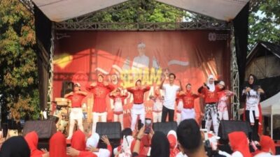 Ribuan Emak-emak Ramaikan Senam Bersama Bupati Aing