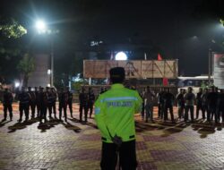 Beri Rasa Aman Masyarakat, Kapolres Purwakarta Pimpin Langsung Kegiatan Patroli Malam