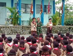 Danramil 1203/Kawalu Berikan Materi di Kegiatan Permata Gelaran SMAN 10 Tasikmalaya