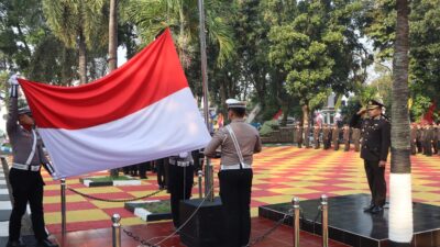 Upacara HUT RI Ke-80 Di Polres Purwakarta, Jadi Momentum Tingkatkan Pengabdian