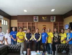Silaturahmi Kapolres Purwakarta dengan Organisasi Olahraga Karate INKANAS 