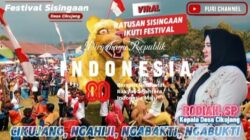 Meriahkan HUT RI Ke-80, Desa Cikujang Serangpanjang Gelar Festival Sisingaan Terbanyak