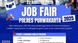 Kurangi Pengangguran, Polres Purwakarta Gelar Job Fair 2025