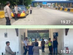 Polres Purwakarta Lakukan Penyekatan dan Monitoring Massa di Stasiun Kereta Api-Gerbang Tol