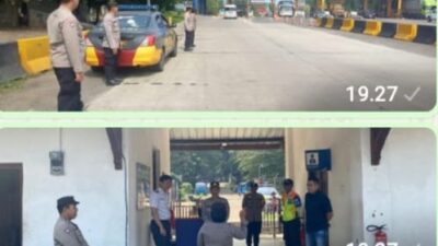 Polres Purwakarta Lakukan Penyekatan dan Monitoring Massa di Stasiun Kereta Api-Gerbang Tol
