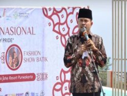 Abang Ijo Hapidin Buka Workshop Membatik dan Lomba Fashion Show Batik di Purwakarta