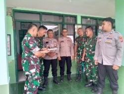 Kapolsek Sukaratu Sambangi Koramil Cisayong, Ucapkan Selamat HUT TNI Ke-80 dan Perkuat Sinergitas Kamtibmas