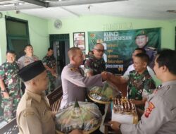 Kapolsek dan Muspika Manonjaya Sambangi Koramil, Berikan Ucapan Selamat HUT TNI Ke-80