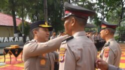 Tiga Personel Polres Purwakarta Diberikan Kenaikan Pangkat Jelang Pensiun