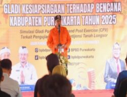 Uji Kesiapsiagaan, BPBD Purwakarta Simulasi Tanggap Darurat Bencana Tanah Longsor