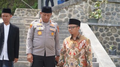 Kapolres Tasik Kota dan Wali Kota Tasik Laksanakan Silahturahmi ke Ponpes Miftahul Ulum Gandok