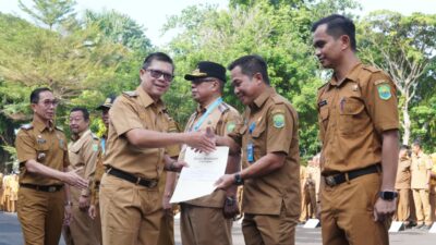 Wabup Subang Kang Akur Pembina Apel Gabungan ASN, Sampaikan Ini