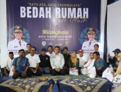 Diky Candra Hadiri Kegiatan Simbolis Bedah Rumah Se-Kota Tasik di Kelurahan Cikalang