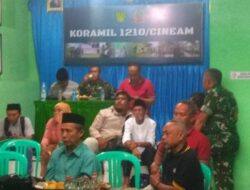 Danramil 1210/Cineam Buka Kegiatan Sosialisasi Pembangunan Koperasi Desa Merah Putih