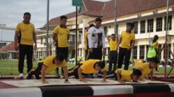 Polres Purwakarta Gelar Penilaian Pembinaan Jasmani Berkala Semester II, Ini Tujuannya