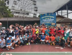 Diikuti Ratusan Peserta, Wakil Wali Kota Tasik Buka Turnamen Tenis Lapangan yang Ke-3