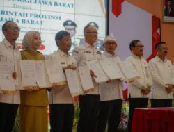 Wabup Garut Bersama Kajari Garut Hadiri Penandatanganan MoU Kajati Jabar-Gubernur Jabar