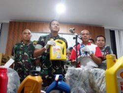 Ribuan Oli Palsu di Kecamatan Pacet Diamankan Kodim 0708/Cianjur